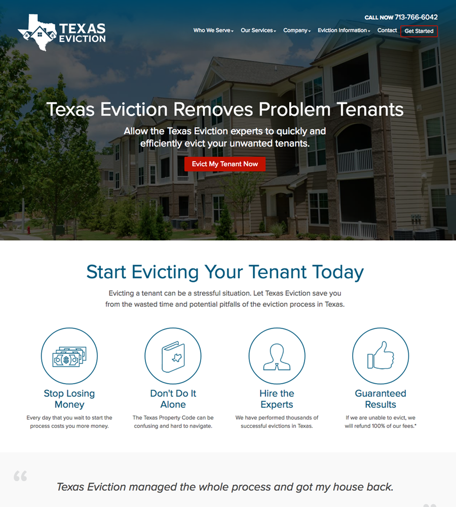 Texas Eviction Website